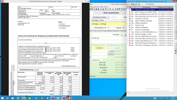 Windows® 10 Kanzleisoftware Labortests - LawFirm® Professional - Dokumenten-Viewer mit Modern UI PDF Reader Integration (Elektronische Akte, E-Akte, Dokumentenmanagement, DMS)